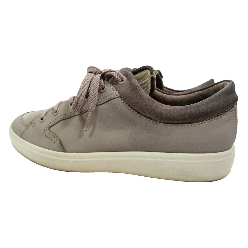 ECCO Soft 7 Tie 2.0 Sneaker Lace Up Low Top Men's US 10-10.5 EU 44 Slate